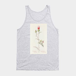 Arizona thistle - Botanical Illustration Tank Top